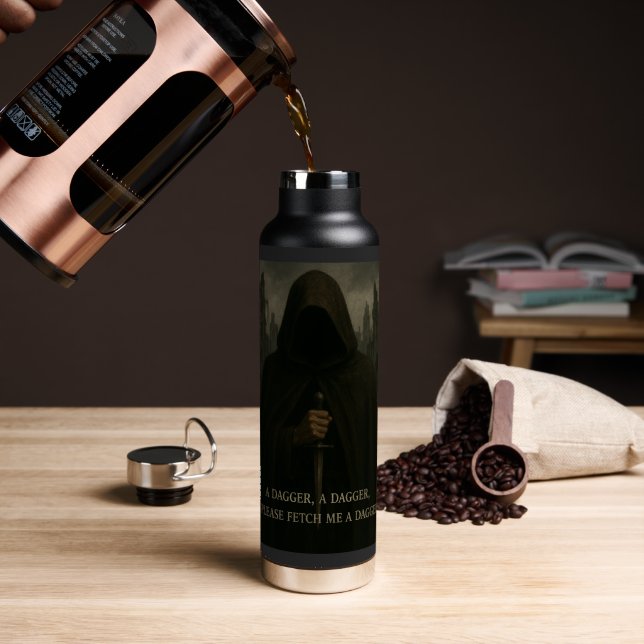 Daggers Water Bottle Tumbler  (Coffee (Rotated))