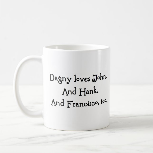 dagny loves coffee mug (Left)
