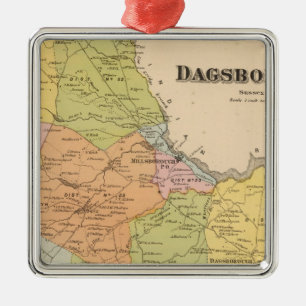 Dagsborough Metal Tree Decoration