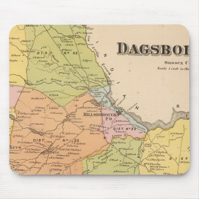 Dagsborough Mouse Pad (Front)