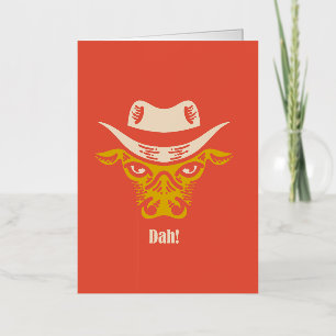 Dah! Foil Greeting Card