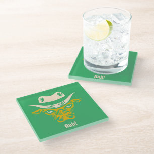 Dah! Glass Coaster