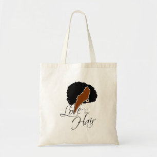 DAHJO - LOVE IS IN THE HAIR TOTE BAG