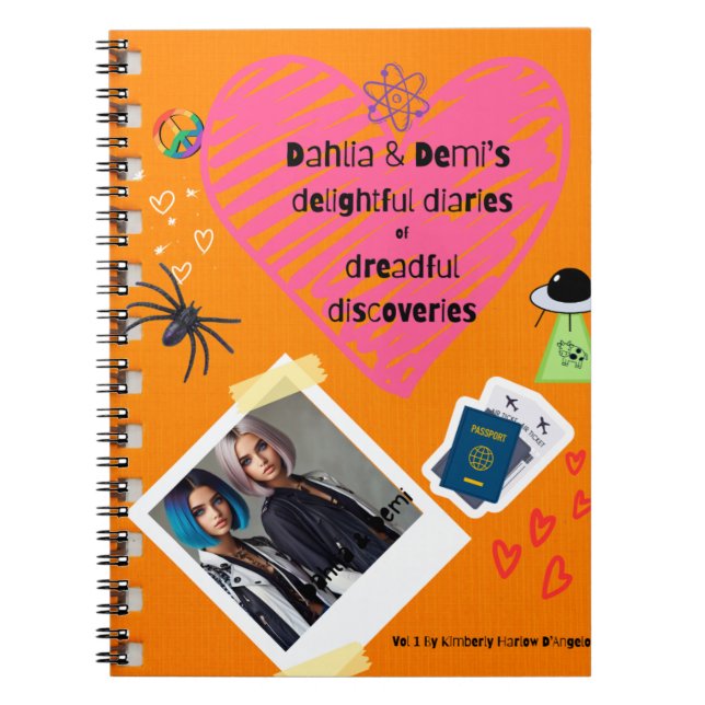 Dahlia and Demi Notebook (Front)