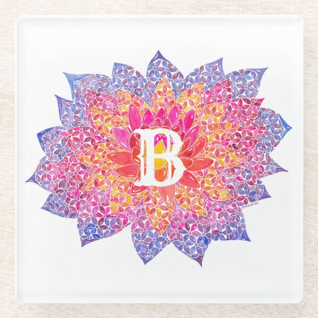 Dahlia Coaster (Front)