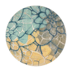 Dahlia Dance I Cutting Board