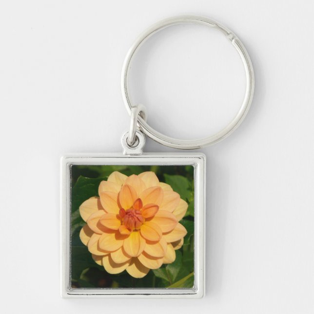 Dahlia 'David Howard' Key Ring (Front)