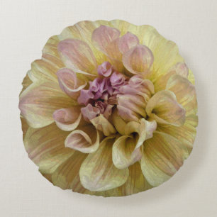 Dahlia Donna Round Cushion