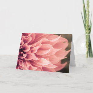 Dahlia Flower Blossom Card