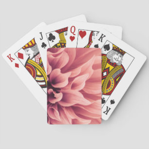 Dahlia Flower Blossom Playing Cards