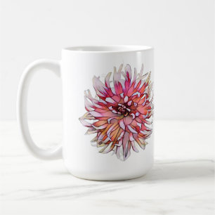 DAHLIA FLOWER COFFEE MUG