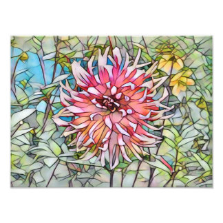 DAHLIA FLOWER PHOTO PRINT