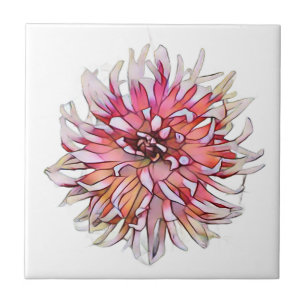 DAHLIA FLOWER TILE