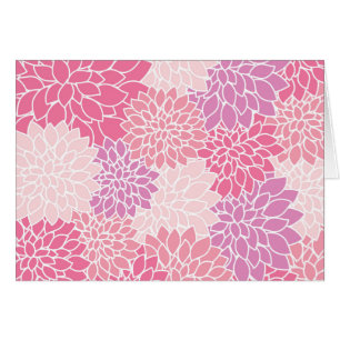 Dahlia Flowers, Pattern Of Flowers, Pink Dahlia