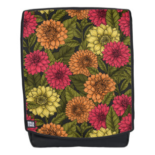 Dahlia garden backpack