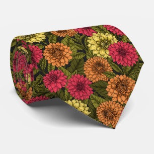 Dahlia garden tie