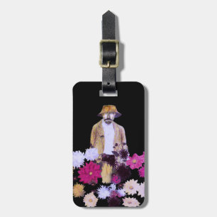 Dahlia Gardener Luggage Tag