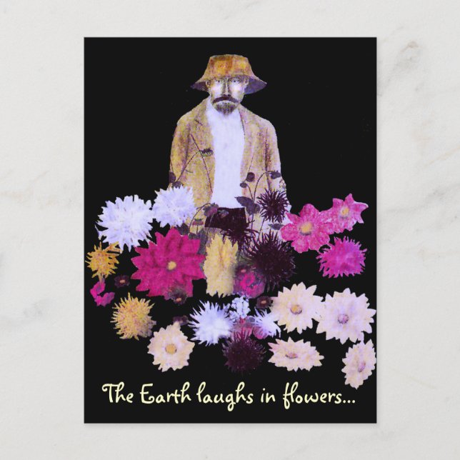 Dahlia Gardener Postcard (Front)
