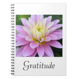Dahlia Gratitude Journal Notebook