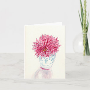 "Dahlia" Greeting Card