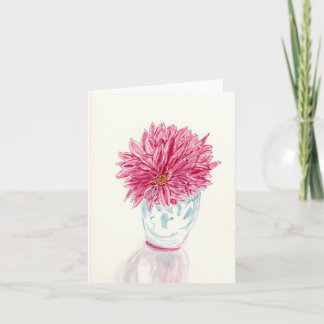 "Dahlia" Greeting Card
