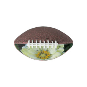 Dahlia Light Yellow Flower Football