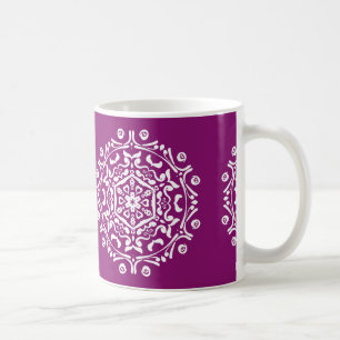Dahlia Mandala Coffee Mug
