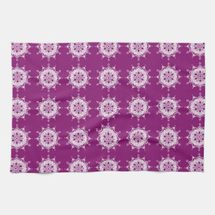 Dahlia Mandala Tea Towel