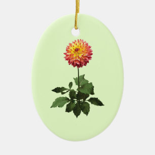 Dahlia Normandy Zachery Ceramic Tree Decoration