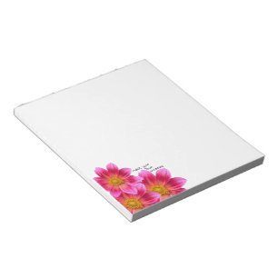 Dahlia Notepad