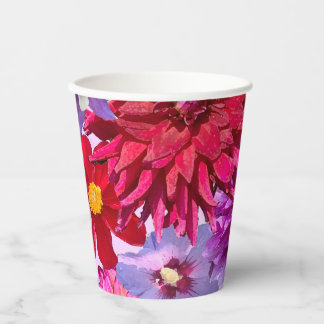 dahlia paper cup, dahlia party cup