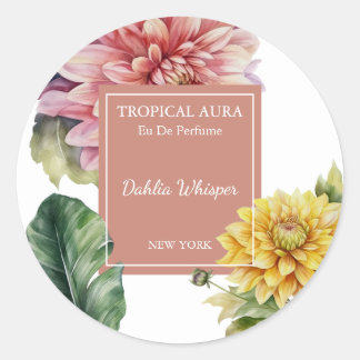 Dahlia Perfume Label