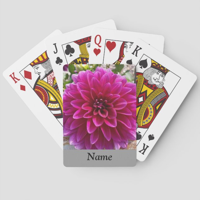 Dahlia Playing Cards (Back)