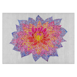 Dahlia Square cutting board