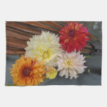 Dahlia Tea Towel