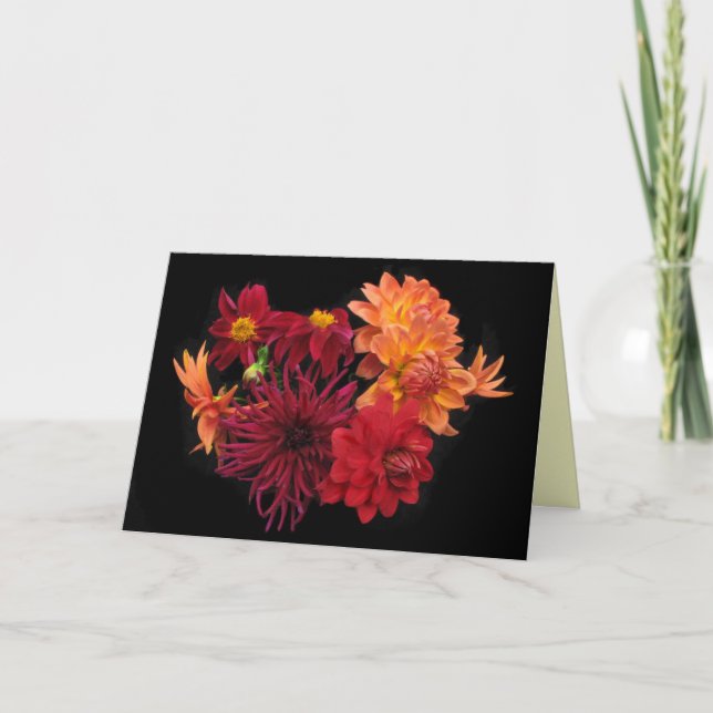 Dahlia Thank You Card (Front)