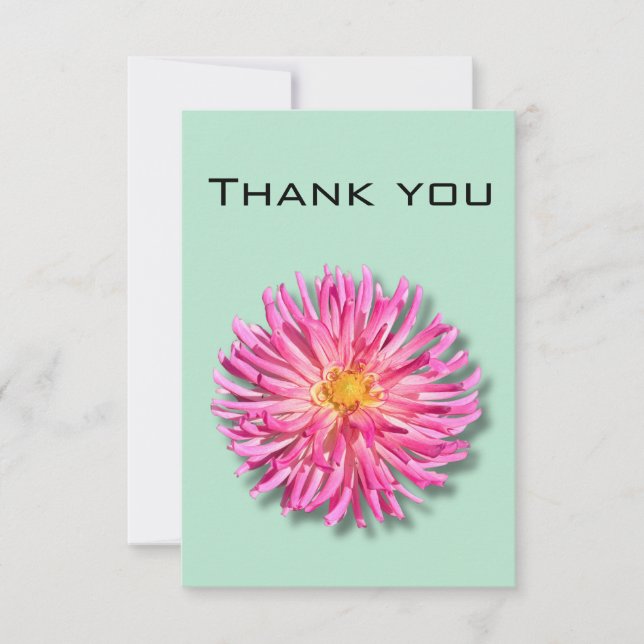Dahlia Thank You card (Front)