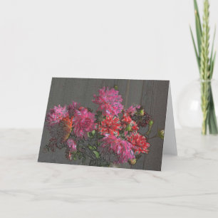 Dahlias 02 card