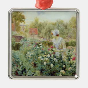 Dahlias, 1896 metal tree decoration