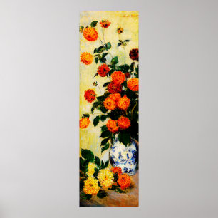 Dahlias 1, 1883 poster