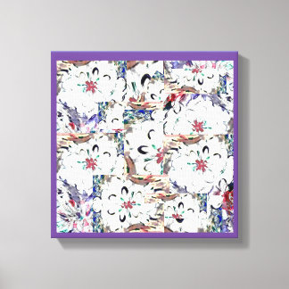 Dahlias Canvas Print