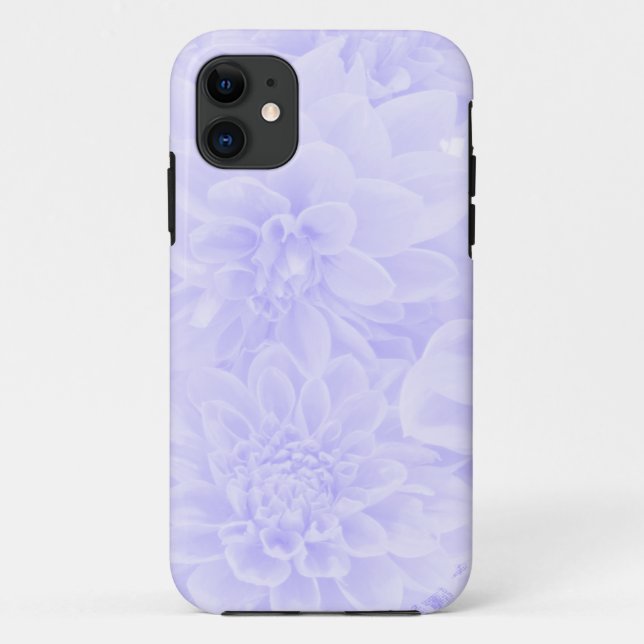 Dahlias In Blue Case-Mate iPhone Case (Back)