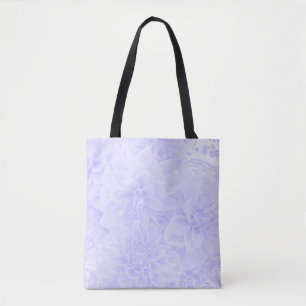 Dahlias In Blue Tote Bag