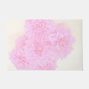 Dahlias In Soft Pink  Doormat