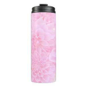Dahlias In Soft Pink Thermal Tumbler