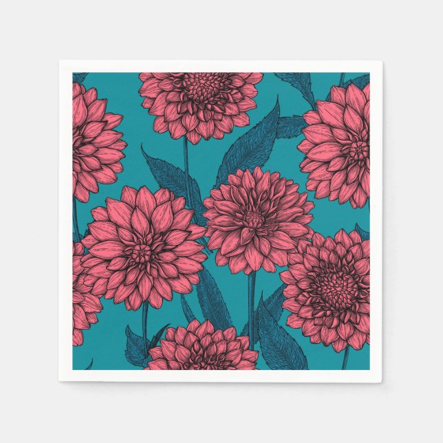 Dahlias Napkin (Front)