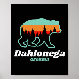 Dahlonega Georgia Bear Mountains Country  Poster