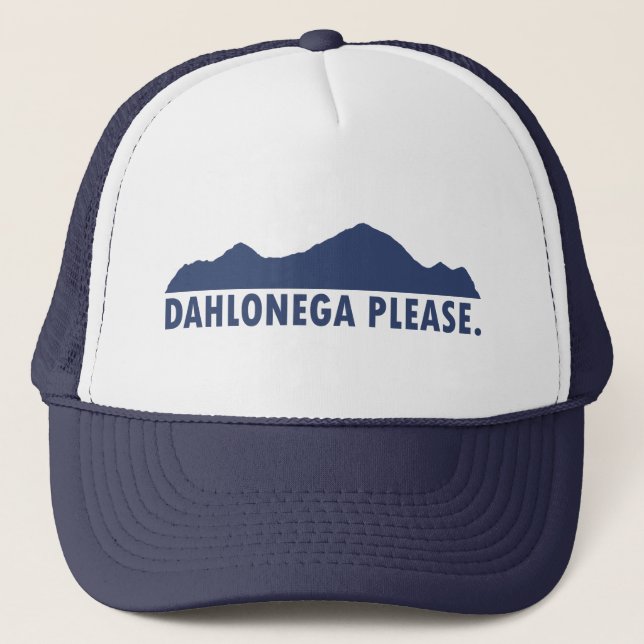 Dahlonega Georgia Please Trucker Hat (Front)