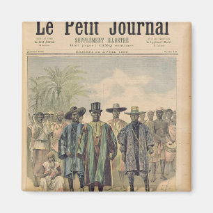 Dahomeans on the Champs de Mars Magnet