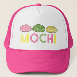 Daifuku Mochi Japanese New Year Rice Cake Food Trucker Hat